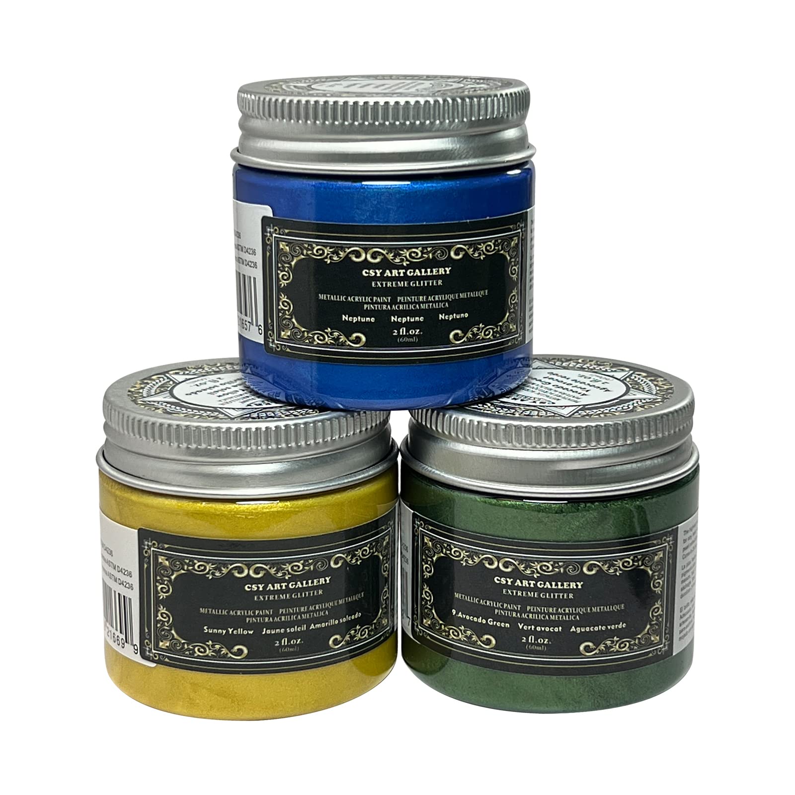 csy art gallery metallic acrylic paint
